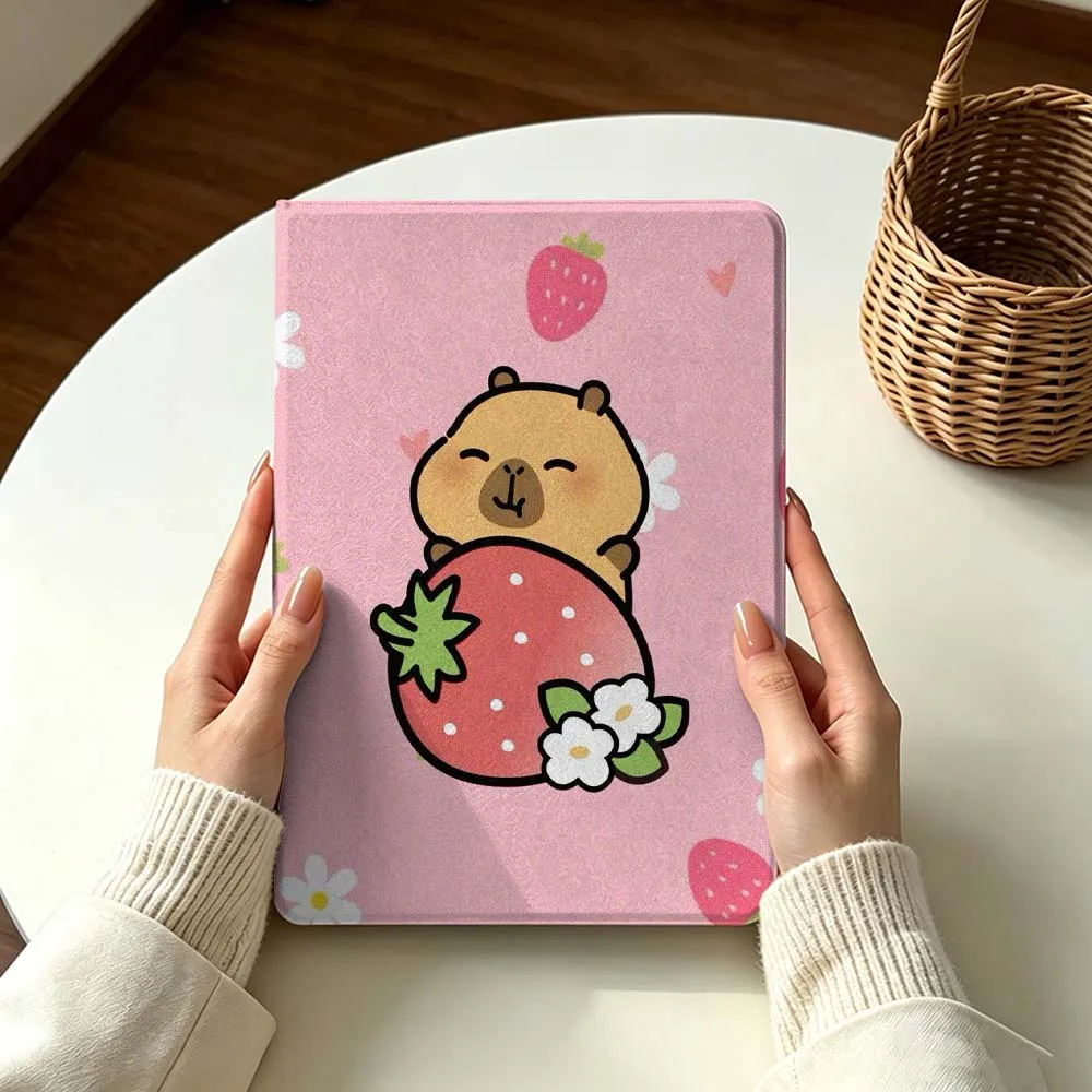 Cartoon Capybara Art Gift Soft Tablet Case