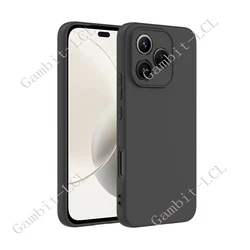 Premium Protective Soft TPU Case for Smartphones - Original Back Cover Design (Black)