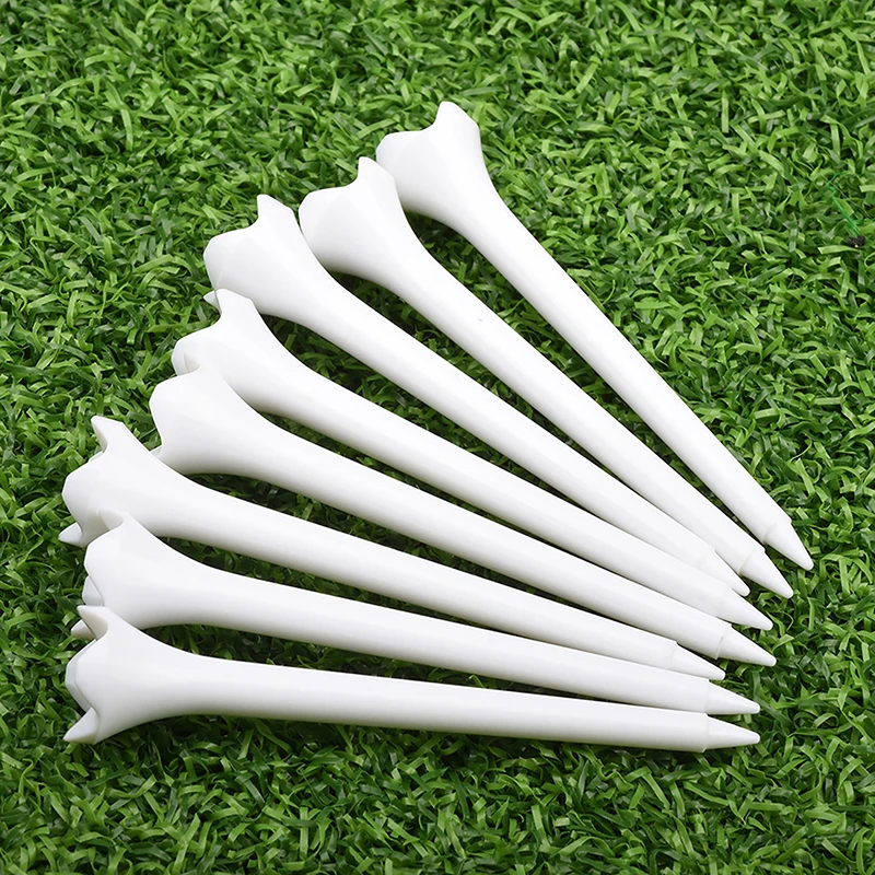 Description Picture 6 of item10pcs 70mm 83mm Length Professional Tee Plastic Golf Tees 4 Claw Durable Plastic Golf Tees Golf Accessories For Golfers