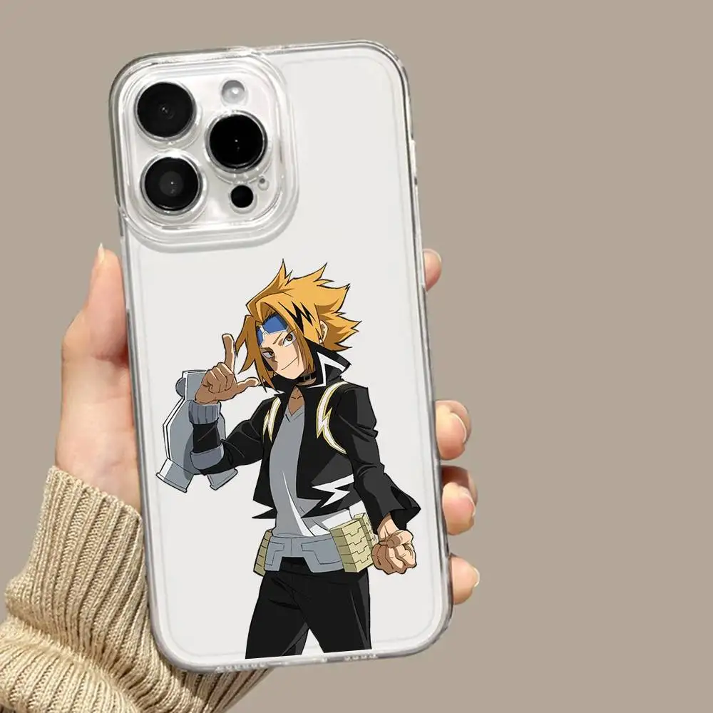 Denki Kaminari My Hero Academia Luxury Transparent Phone Case