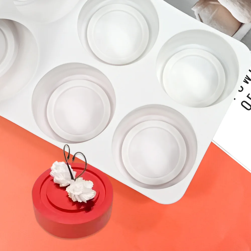 Circle in Center Cylindrical Cake Mold DIY Chocolate Mousse Truffle Baking Pan Cake Decorating Jelly Pudding Round Bakeware Tool