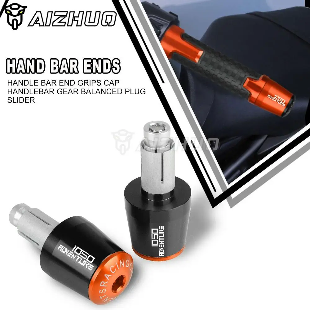 

Motorcycle Handle Bar End Handlebar Grips Plugs Caps Slider For 1050ADVENTURE 1050 ADV 2015 2016 Anti Vibration Silder Plug