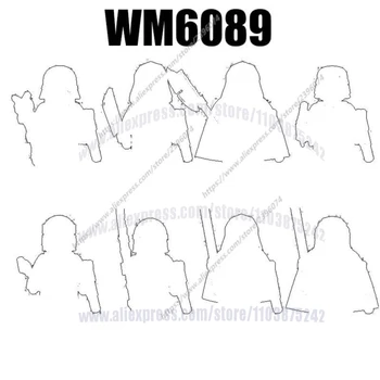 WM6089 Action Figures Movie Building Blocks Bricks WM955 WM956 WM957 WM958 WM959 WM960 WM961 WM962 Bricks Toys 1