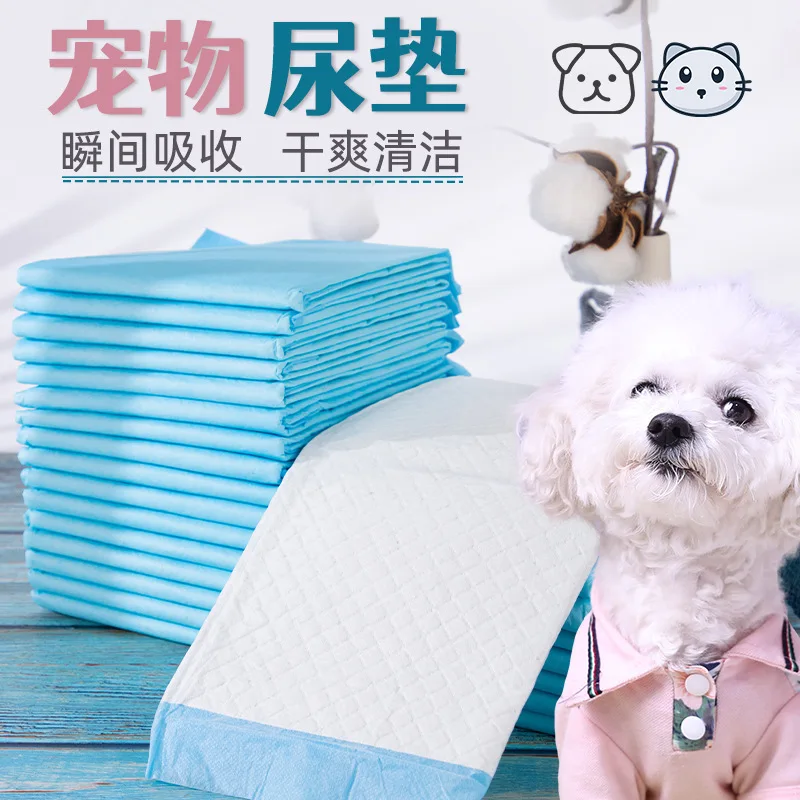 

Super Absorbent Pet Diaper Dog Training Pee Pads Disposable Healthy Nappy Mat For Cats Dog Diapers Quick-dry Surface Mat