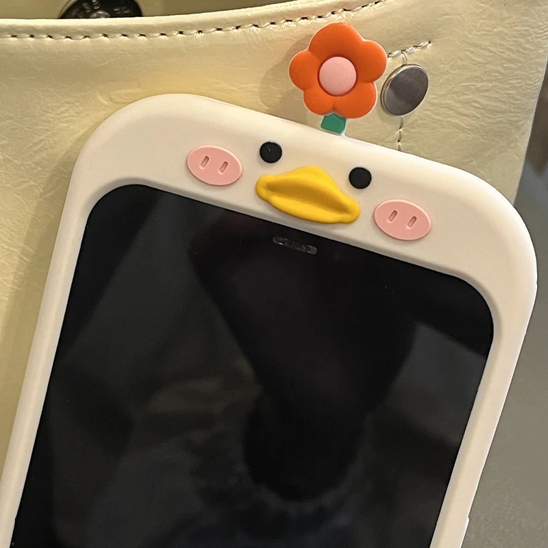 Cartoon Little Wing Duck Case For iPhone 2