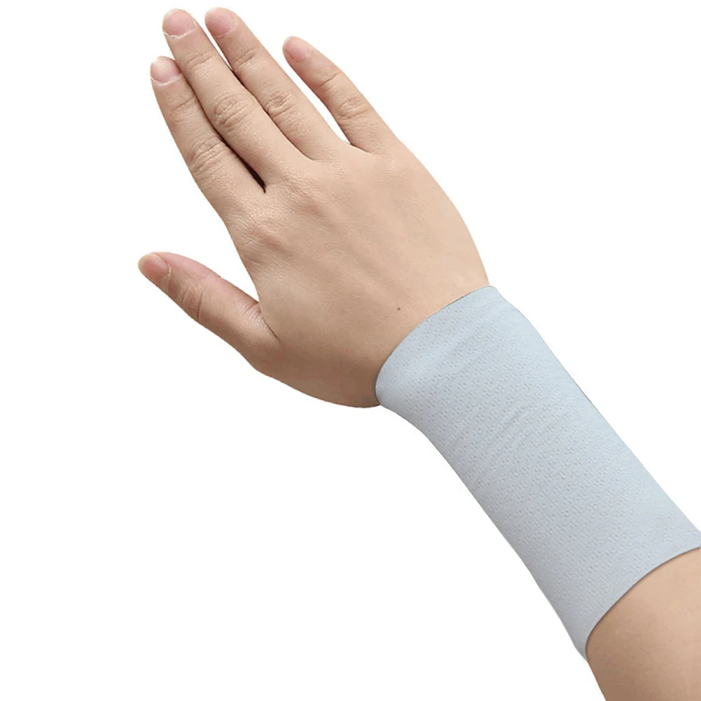Wrist sweatband wrist brace wrist guard wrist support 2pcs unisex sport sweatband wristband wrist protector gym running sport safety support brace wrap bandage