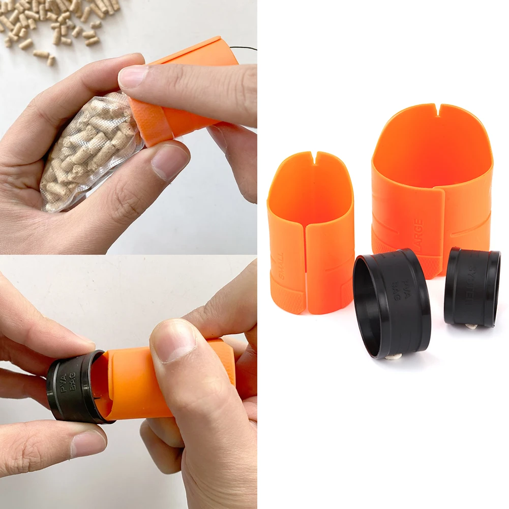 

For Small/large PVA BAG Rig Tackle Tool PVA Bag Loader River Room Home Indoor Outdoor 7*8cm/5.5*6cm Durable 1 Set