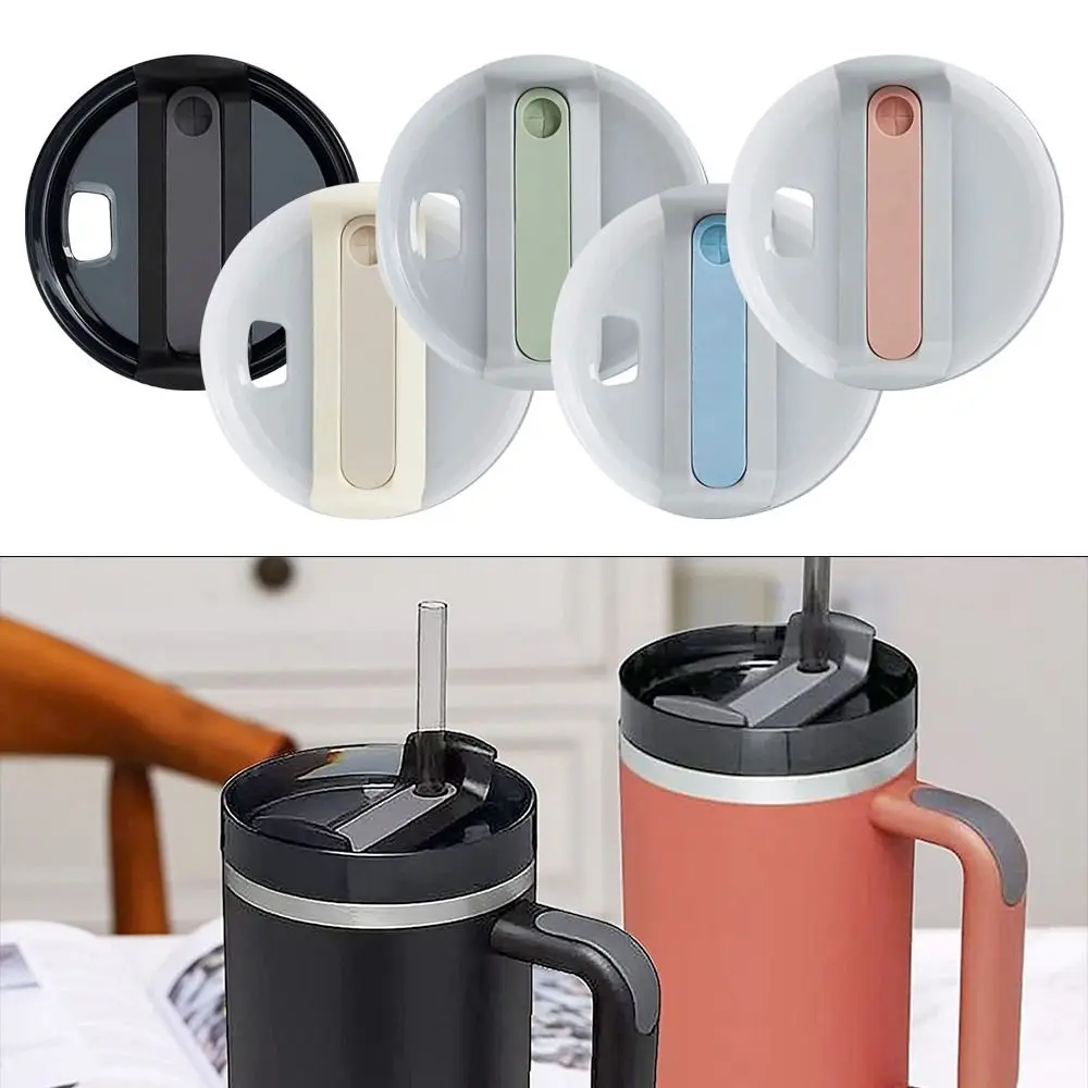 Cup cover 1PC 40Oz Sealing Splash Spill Proof Plain Plastic Replacement for Stanley Quencher H2.0 40oz Tumber