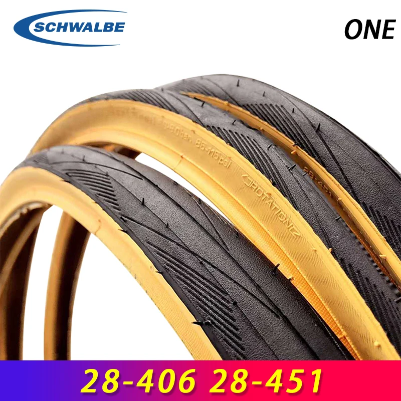 新品未開封　2本セット SCHWALBE ONE 20×1.10(28-406) Schwalbe One 20 inch 28 406 20x1.10 Road Fold Bicycle Tire 28 451