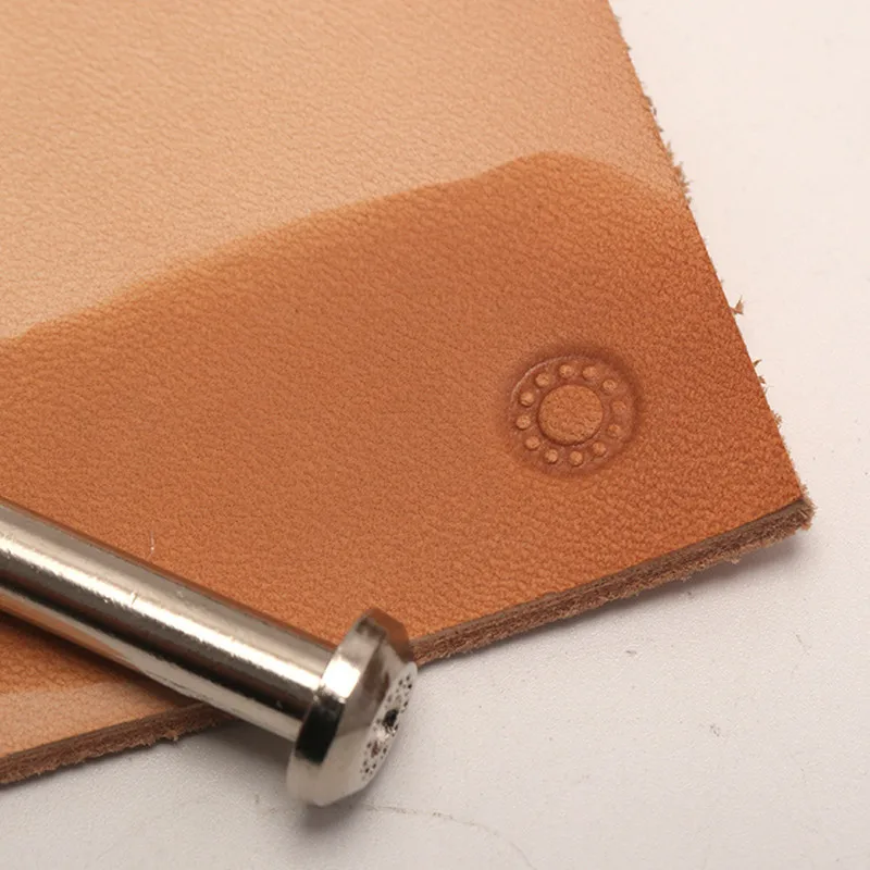 1Pcs DIY Leather Craft Alloy Metal Matting Tool Fishskin Stamps Tool Set Tools For Leather