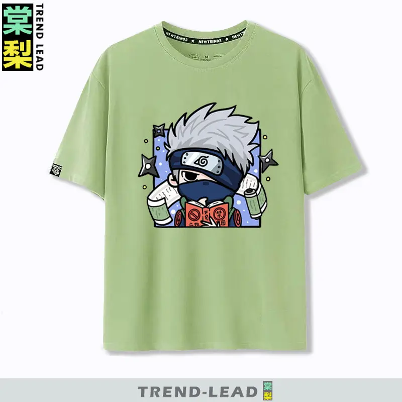 Kids' Trendy Naruto Cartoon Character Short Sleeve T-Shirt