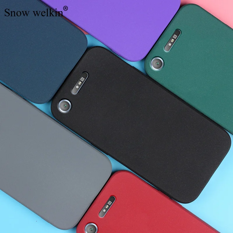 Sand Matte Soft Silicone Full Protection Shockproof Phone Case Cover