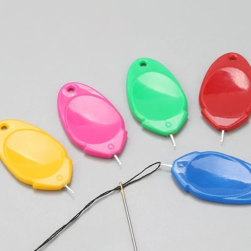 Needle Threader 5/10/20Pcs Auto Elderly Guide Simple Device for DIY Machine Sewing Work Cross-Stitch