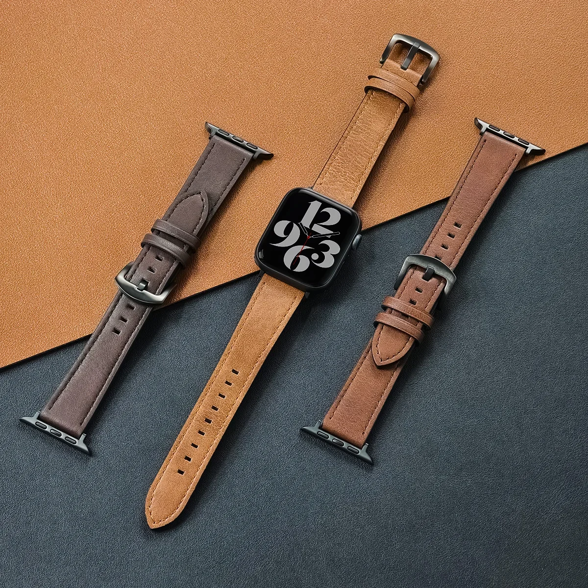 Elegant Leather Watch Band - Premium Strap