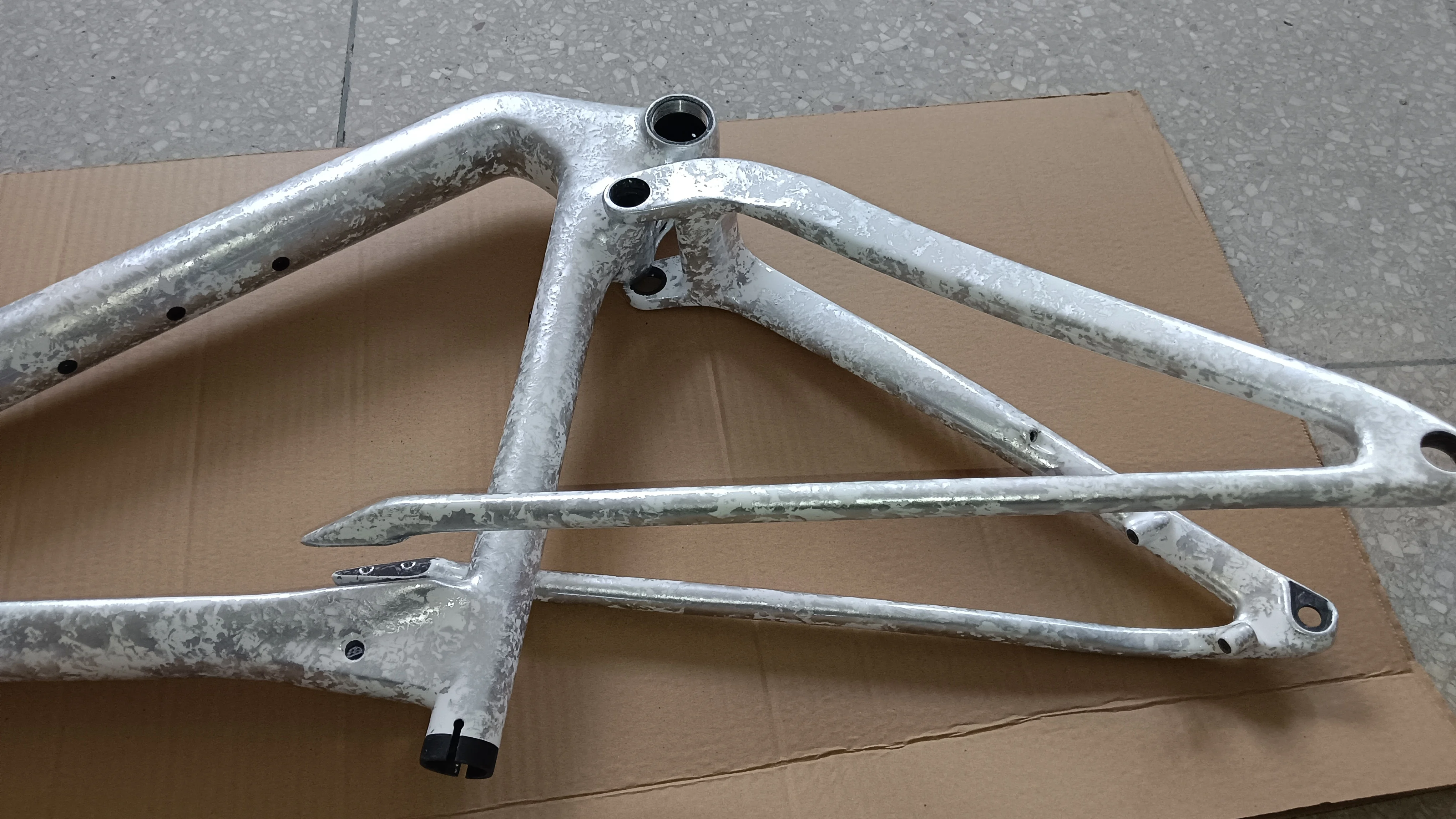 아이스크림 화이트 라이터 컬러 T1100 풀 카본 파이버 서스펜션 MTB 자전거 프레임 XC 29er 부스트 UDH(쇼크 업소버 포함) 210x50mm
