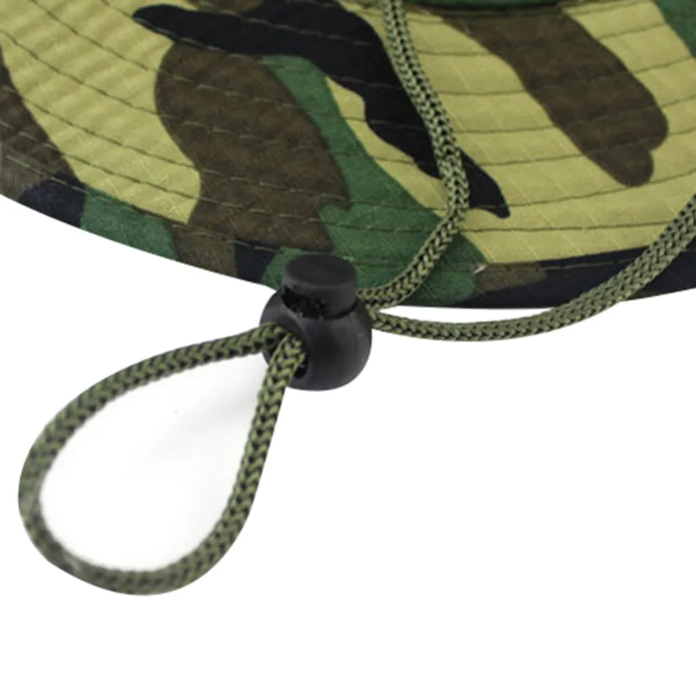 Sun Hats Fisherman Hat Sunscreen Hats Camping Hats Bucket Hats Sun Hat Outdoor Camouflage Bucket Hat Jungle Camo Fisherman Hat Wide Brim Sun Fishing Camping Caps Cotton
