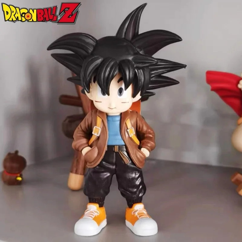 

Ручной рюкзак 15 см с аниме-фигурками из м/ф «Драконий жемчуг», Сон Гоку, Q-edition, статуя из ПВХ, модель, окружающий день рождения, подарок, украшение автомобиля