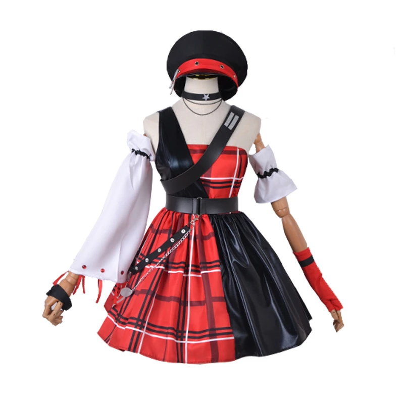 Honor of Kings: Xiao Qiao | Plaid Skirt Cosplay Costume Set 17 Lolita Plaid Skirt Cosplay Costume