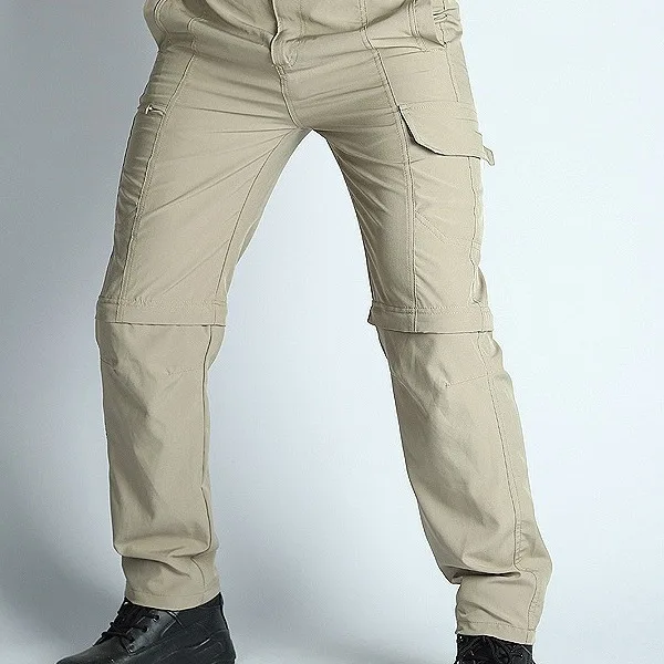 Mens Hiking Convertible Pants Waterproof Lightweight Quick Dry Zip Off Fishing Outdoor Cargo Work Trekking Trousers Tamano 36 Color Army Green&pid=mdy3ytqzmz - View #5