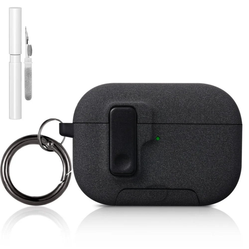 AirPods Pro Protective Case Cover with Phone Stand & Keychain