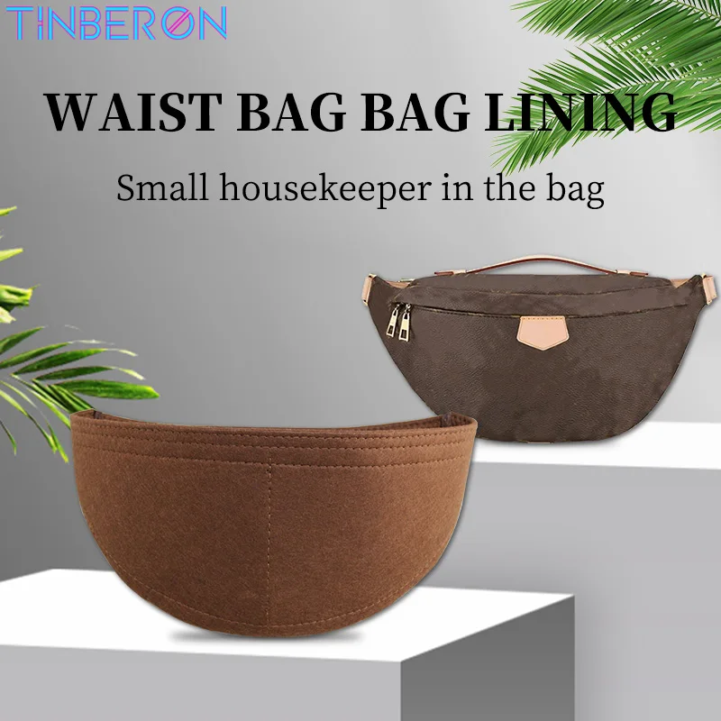 Fits For Bumbag Waist Felt Cloth Insert Bag Organizer Fanny Pack Bag Women  Makeup Storage Bags Travel Cosmetic Bag - Felt Diy Package - AliExpress