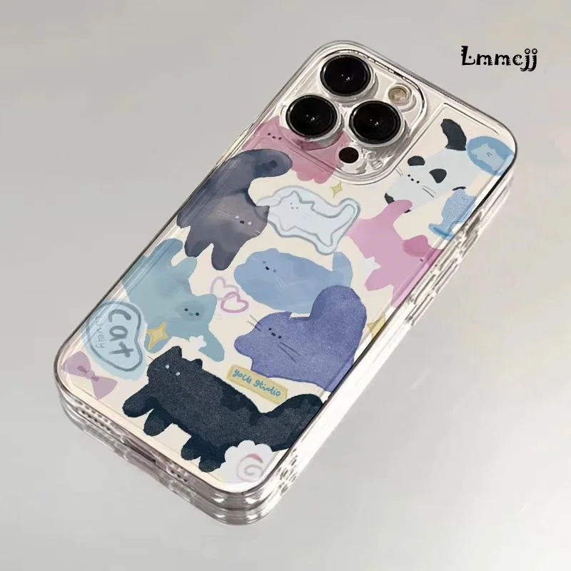 Korean Kitten Silicone Phone Case Cover