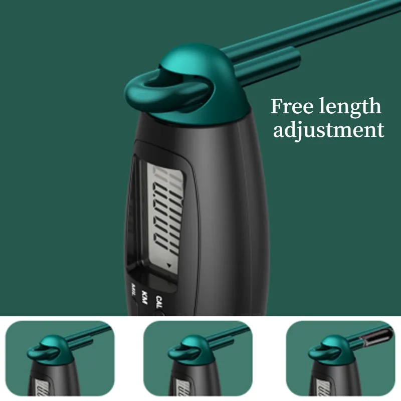 Jump Rope Counting Jump Rope ball Steel PVC Adjustable Cordless for Fitness Training