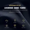 Dowinx Gaming Chair with Massage Lumbar Support, Suede Fabric Ergonomic Computer Chair with Footrest for Adults 3