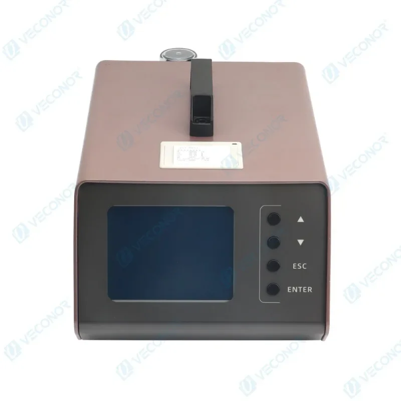 Automotive Exhaust Gas Analyzer Car Engine Emissions Testing 5 Gas Portable Analyzer with Mini Micro Printer LCD Display