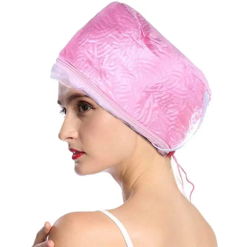Home Use Electric Heating Hair Thermal Mask Baking Oil Cap Hair Hot Oil Treatment 9 Levels Adjustable Care EU 220V