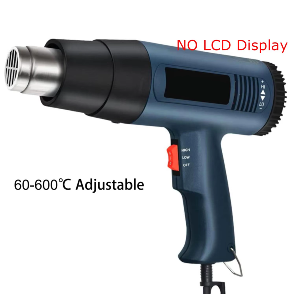 Heat Gun, Variable Temperature Control, Stepless Temperature Regulation (60 â ~600 â ), Used for Shrink Packaging of Handicraf