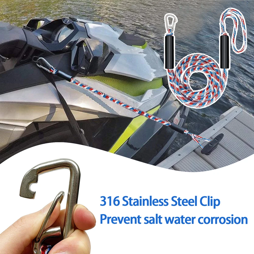 12mDockLinesElasticMarineRopeBungeeCordsShockTiesforKayak