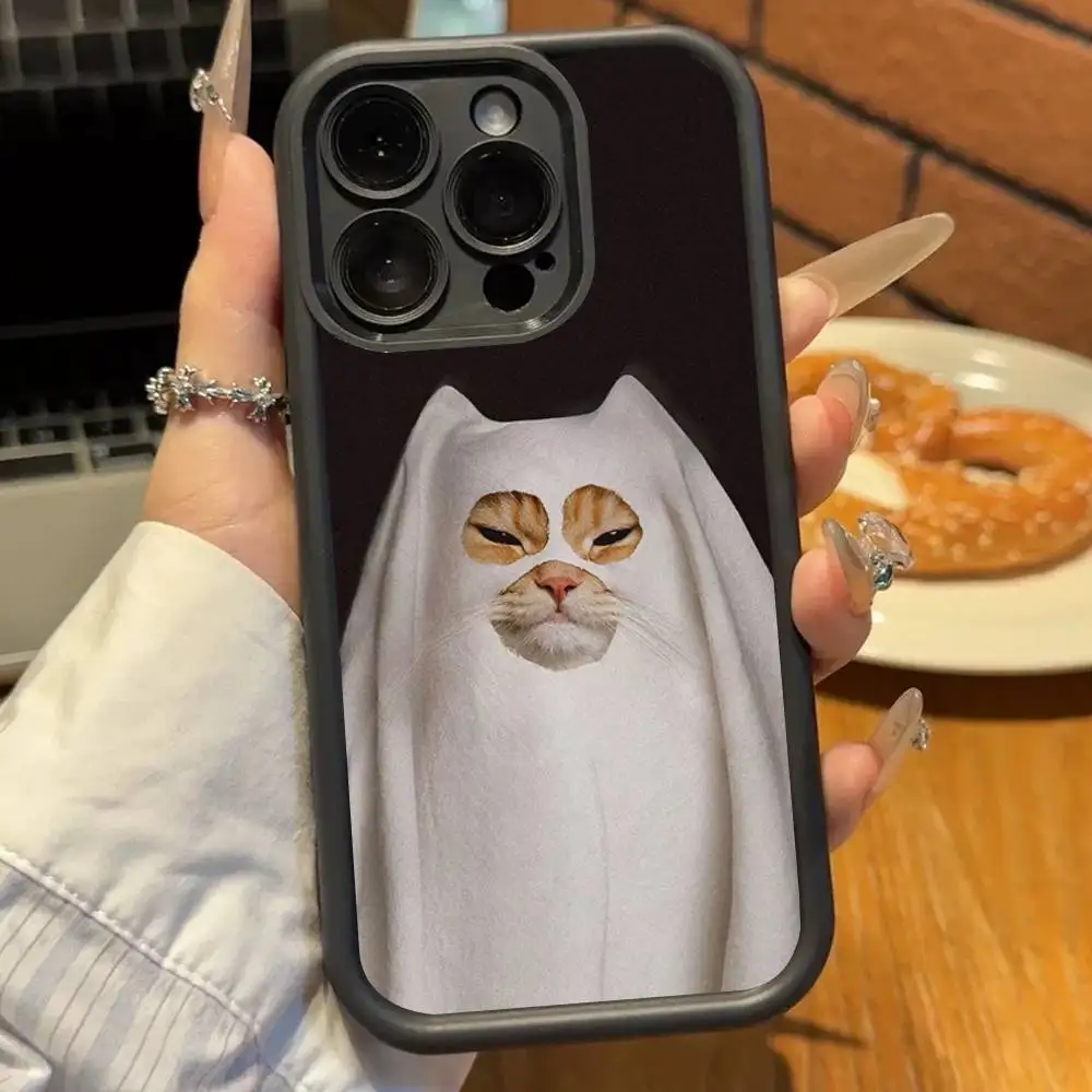 Adorable Cartoon Cat Shockproof Soft TPU Phone Case
