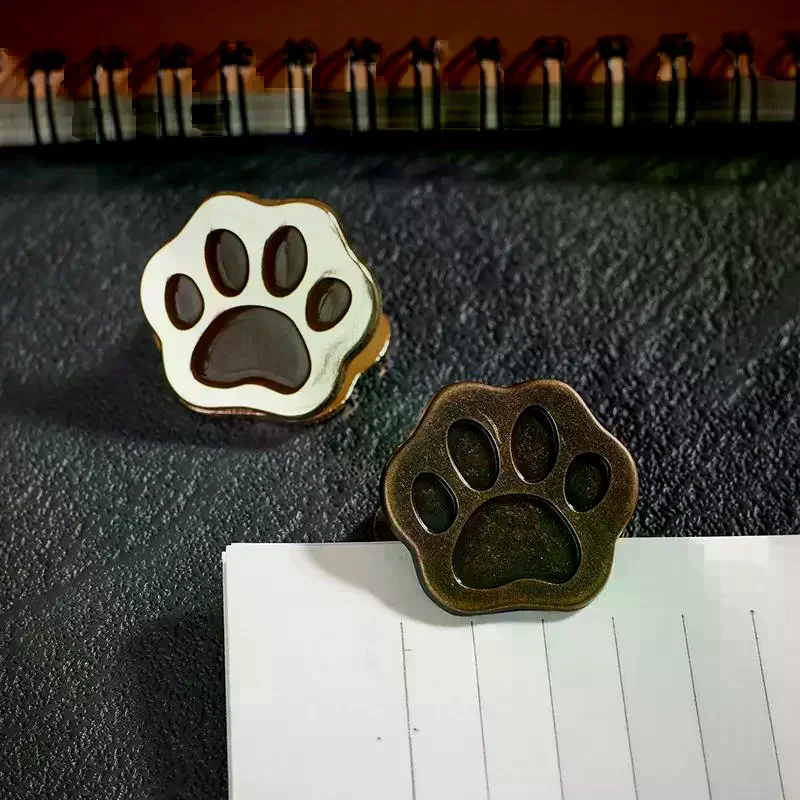 1개 금속 고양이 발 모양 바인더 클립, 청구서 바인더 클립, 접이식 노트, 편지 파일, 종이 클립, 바인딩 고정 클립, 사무실/학교용