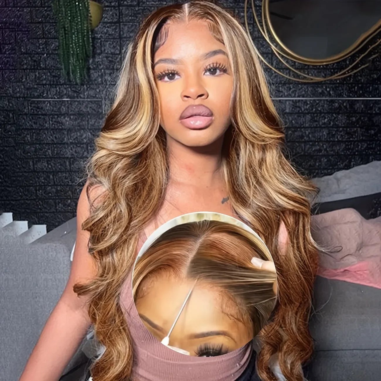 Wear Go Glueless Wig Human Hair Wigs Body Wave Wig P4/27 Highlight Pre Cut 5x5 Hd Lace Closure Brazilian Glueless Sale