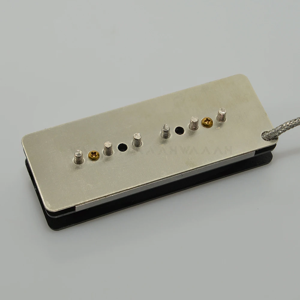 Conjunto Quente Guitarra Elétrica Captador Alnico 5 Ímã Overwound Níquel-prata Baseplate Pescoço Ponte Captadores um 90hot s - Image 3