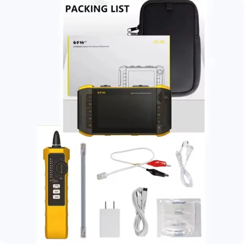 New OFW OTDR 1610nm 20dB Active Live Fiber Tester Optical Reflector Reflectometer Touch Screen OPM VFL iOLA