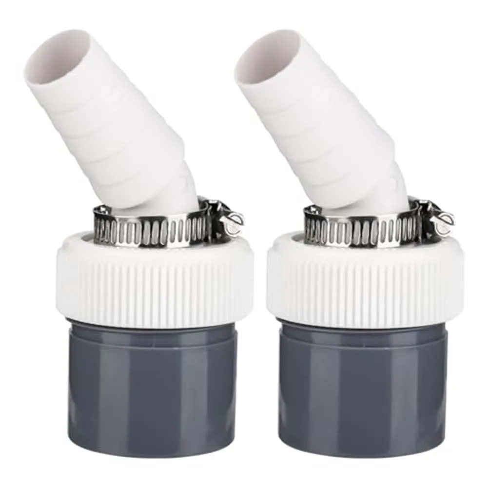 2Pcs Waschmaschine Ablauf Adapter PP Ablauf Rohr Anschluss Spülmaschine Ellenbogen Europäischen Stecker Waschmaschine Zubehör