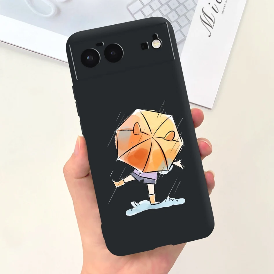 Astronaut-Themed Shockproof Silicone Case - Cute and Durable Cover