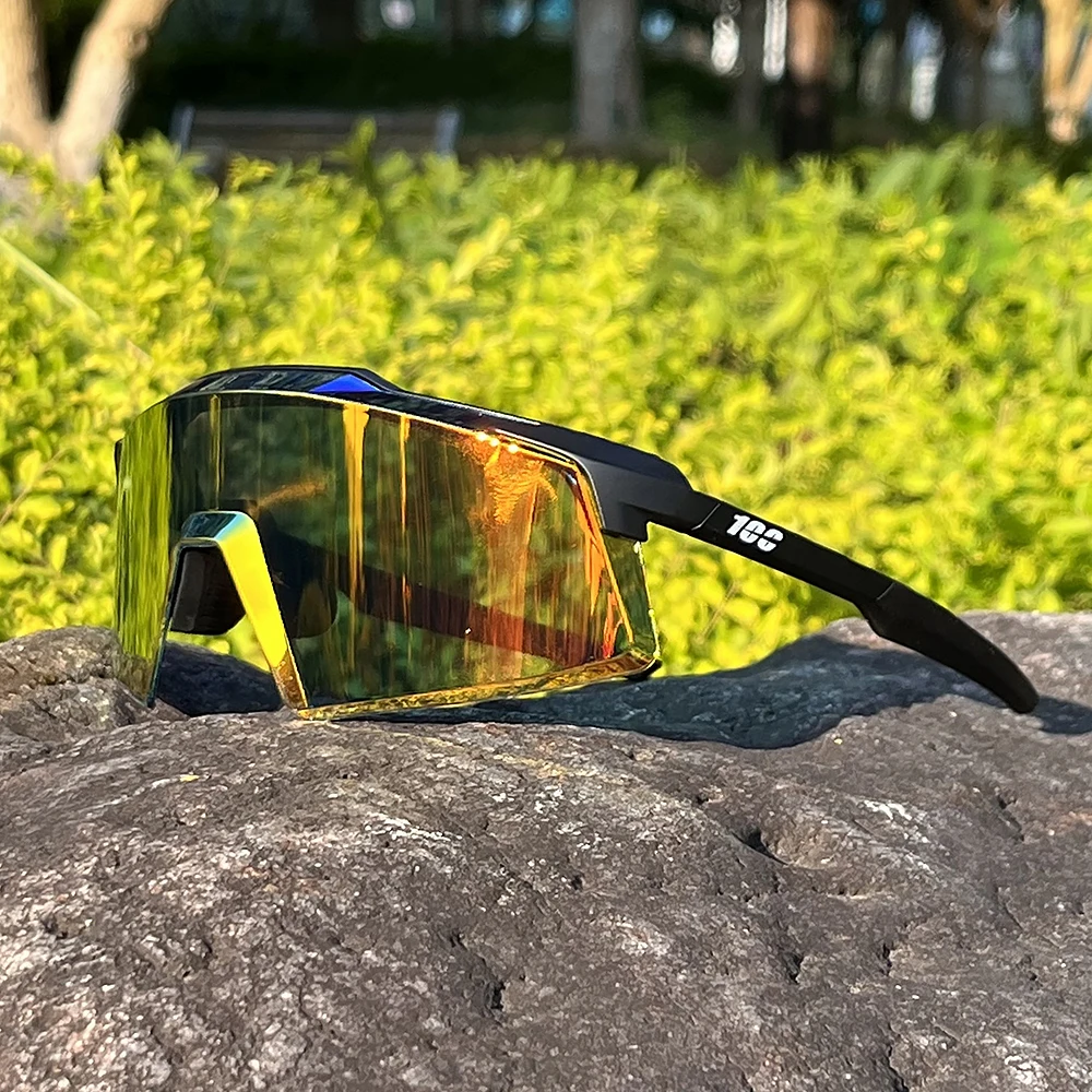 100er Sport-Sonnenbrille, Rennrad-Fahrradbrille, Mountainbike, Reiten, Schutzbrille, Brillen, MTB, Fahrrad-Sonnenbrille – Detail 9