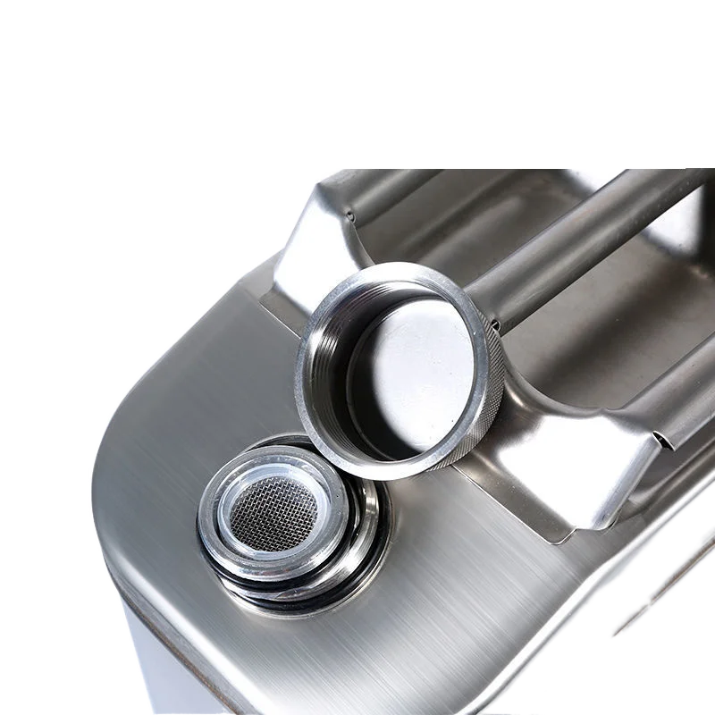 304 stainless steel upgrade thickened square gasoline diesel barrel car motorcycle refueling barrel spare oil storage