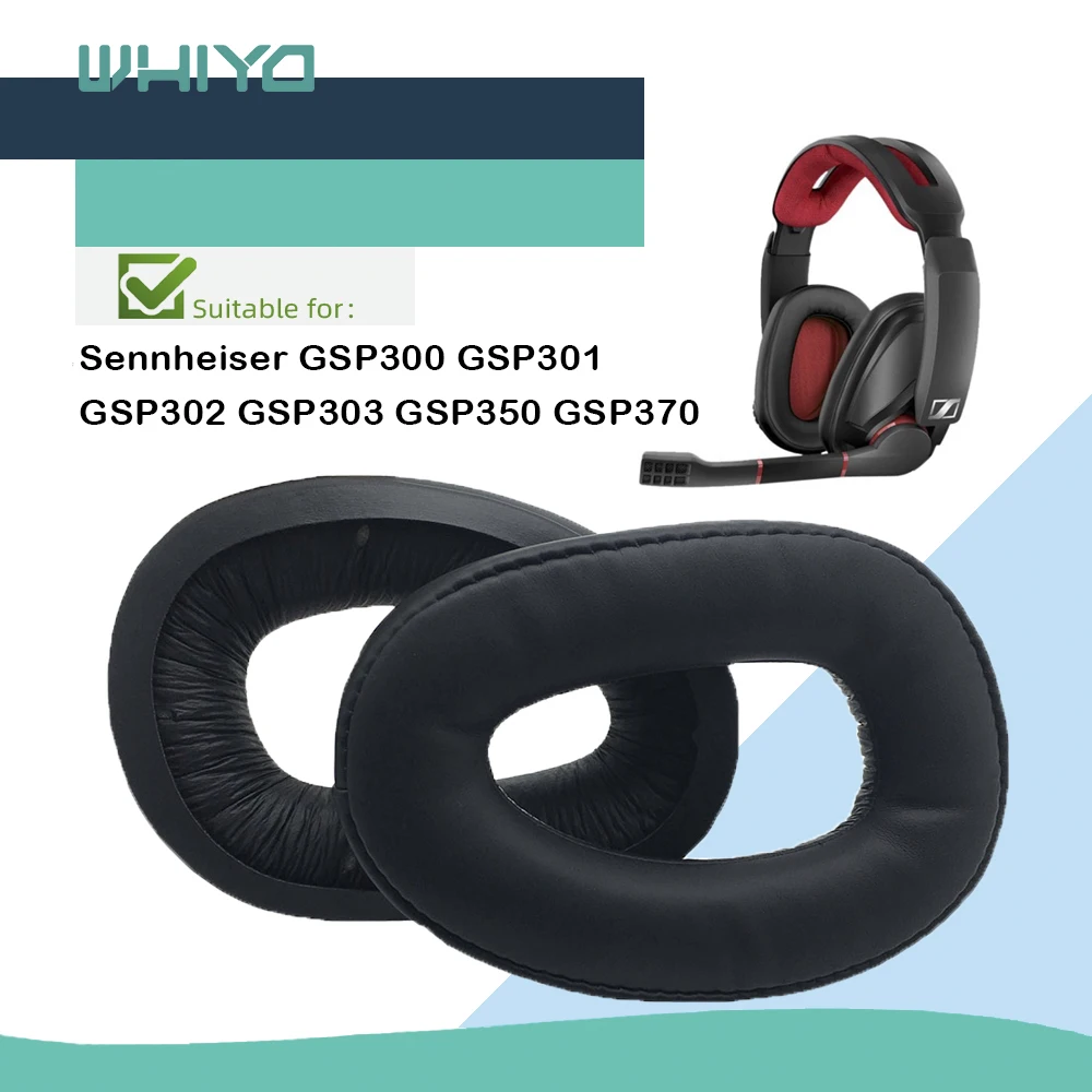 Whiyo Replacement Ear Pads For Sennheiser Gsp350 Gsp300 Gsp301 Gsp302