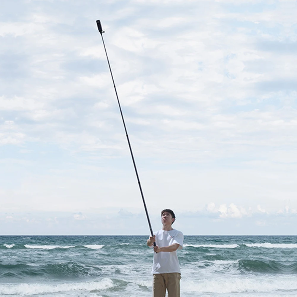 Bastone selfie invisibile in carbonio per action cam_voghion.com