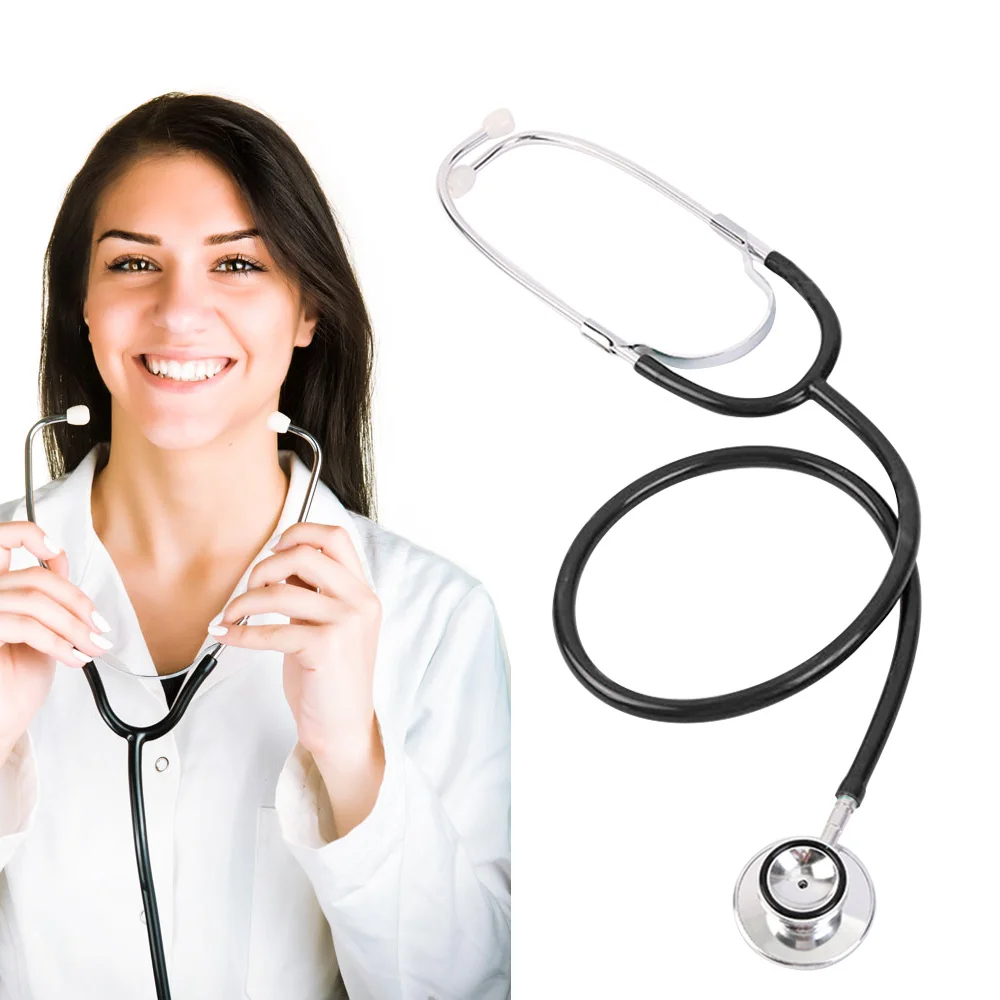 Dual Head Stethoscope Medical Device Professional Doctor Nurse Double Head Stethoscope Cardiology Medical Equipment Student Vet