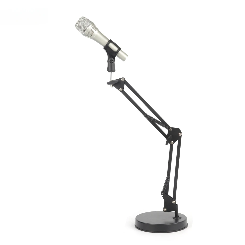 desktop cantilever stands lazy person bracket 360 degree rotatable adjustment phone microphone holder arm stand