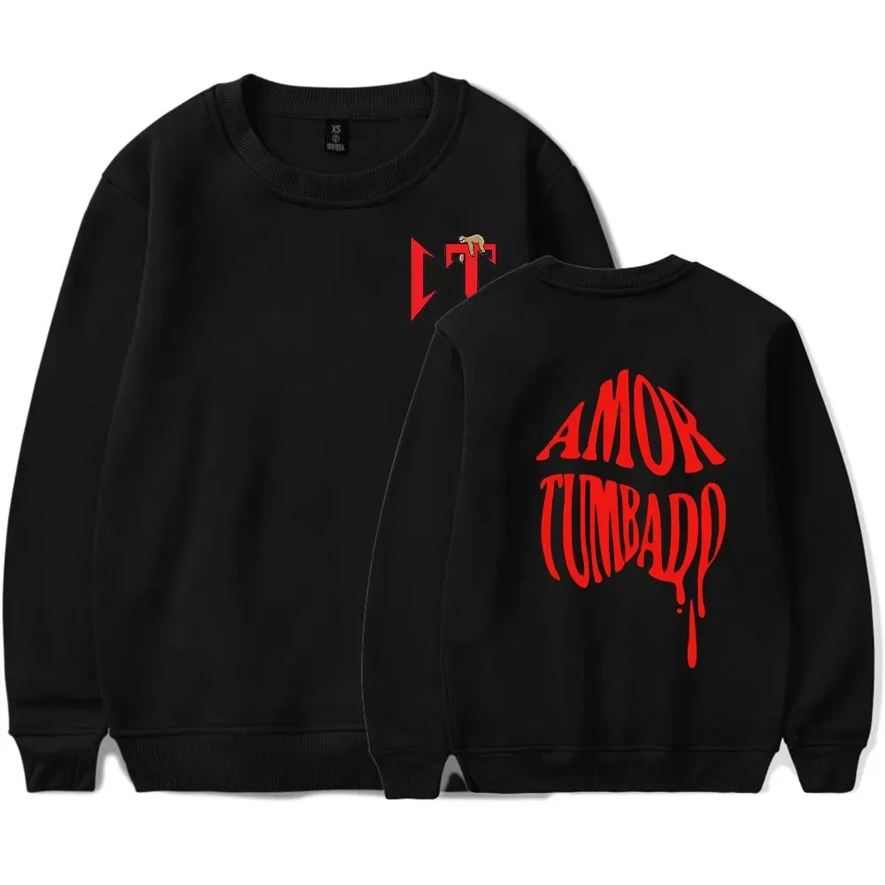 Natural Cano Love Tumbled Sweatshirts for men and women, round neck streetwear, long sleeve pullover, fall and winter fashion
