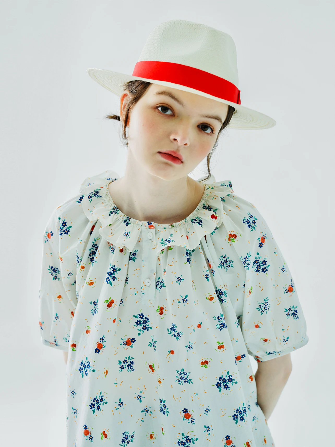 Witty Floral Doll Shirt By Blossom & Brains