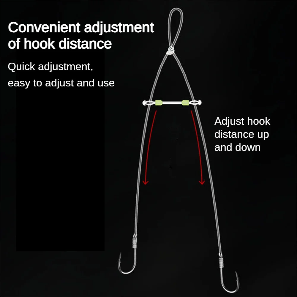 

1PCS Anti-winding Bifurcator Anti-winding Design Sub-line Bifurcation Anti-winding Distance Sub-hook Fishing Tools