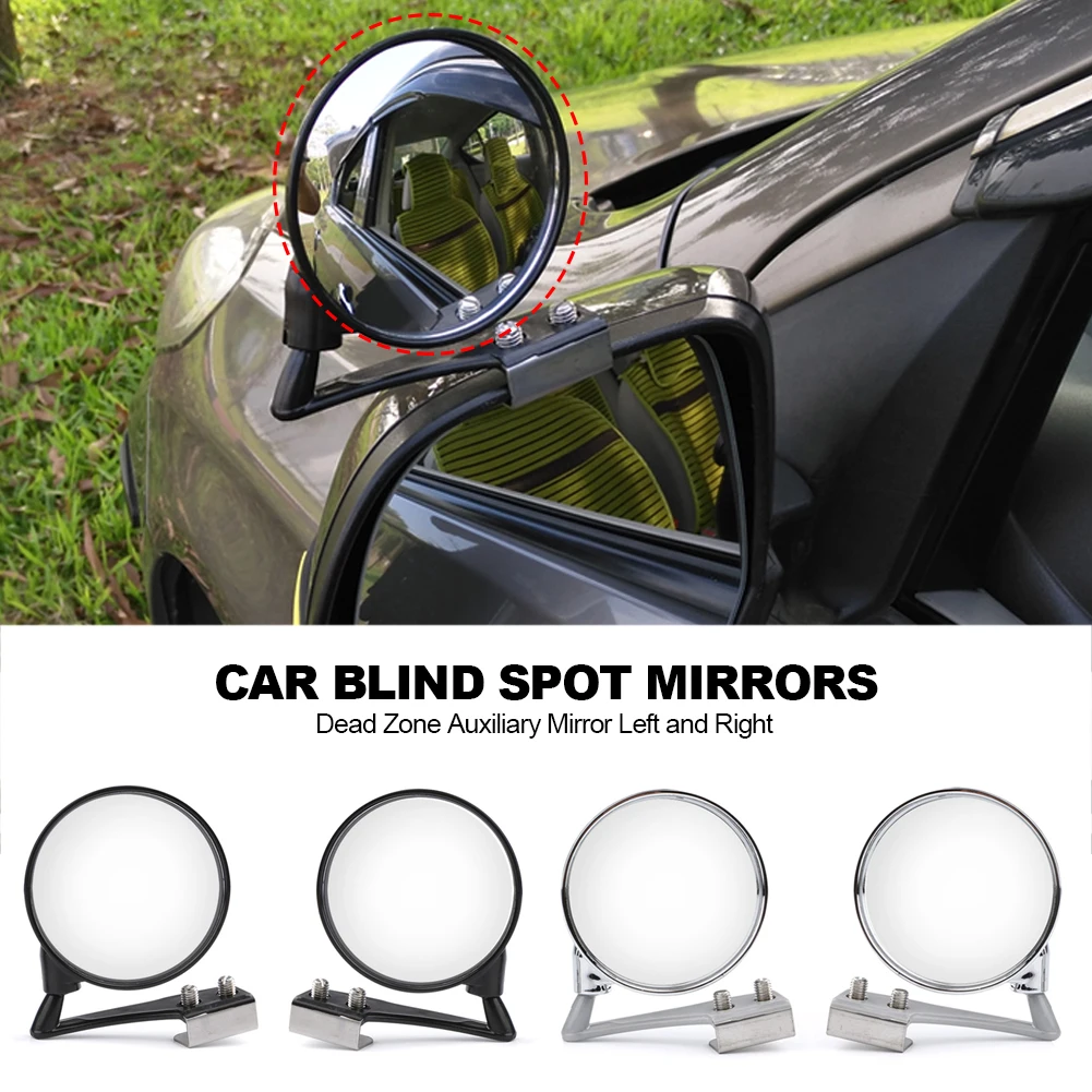 Car Front Wheel Blind Zone Mirror 360 Degree Rotation Wide Angle Blind Spot Mirror Wide Angle Mirror