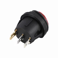 1Pcs on / off SPST Round waterproof boat LED rocker switchlight 12V 220V power button switch on off on тумблер лодка - Image 6